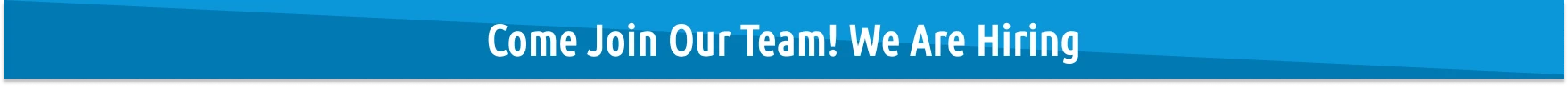 We are hiring